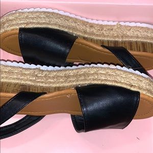 Charlotte Russe black sandals